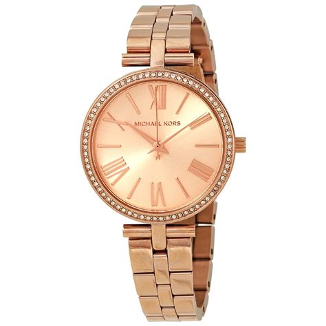 michael kors mk3904|Michael Kors Maci Crystal Rose Dial Ladies Watch .